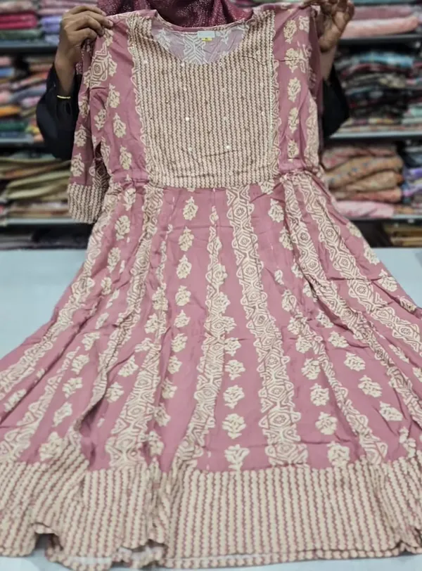Rayon Anarkali Kurti | AK1395